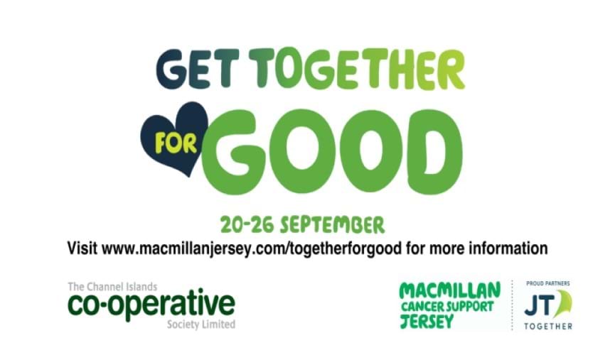 We're supporting Macmillan Jersey to 'Get Together for Good'