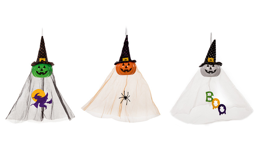 Module - Lit Hanging Decoration (33cm) (Assorted: Ghost, Pumpkin and Witch)