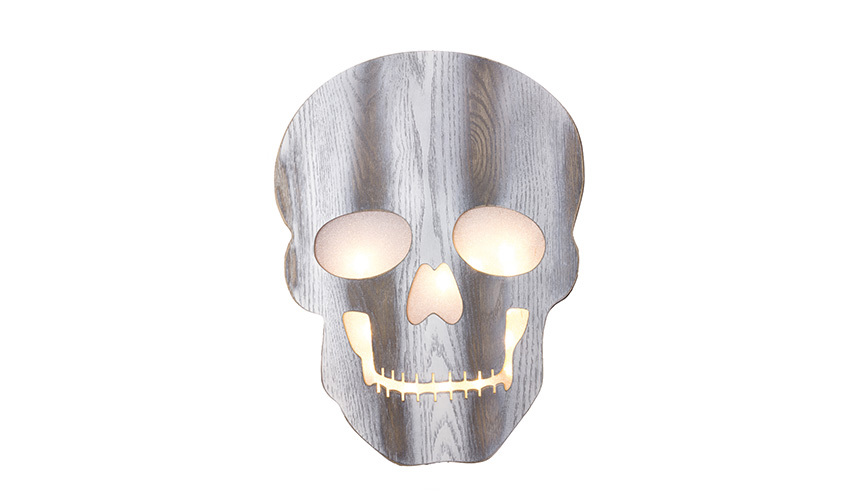 Module - Lit Skull Plaque (40cm)