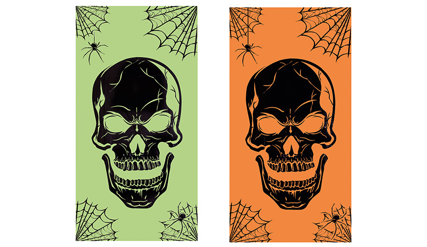 Module - Halloween Skull Door Cover (76cmx1.5m) (Assorted)