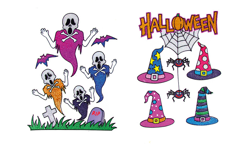 Module - Fun Window Stickers (36cm) (Assorted)