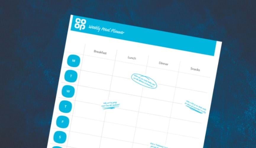 Download our Meal Planner