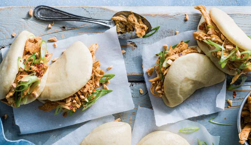 Sticky slow cooked kung pao chicken