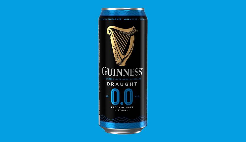 Guinness Draught 0.0 Alcohol Free Stout, 440ml
