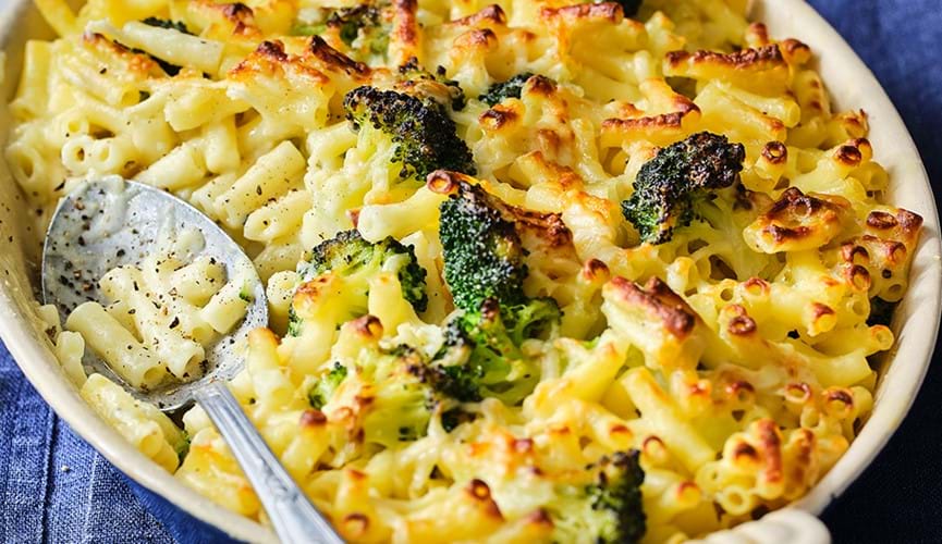 Broccoli macaroni cheese