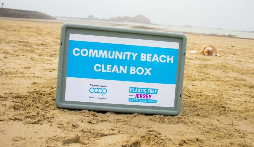Community Beach Clean Boxes available to all in Jersey