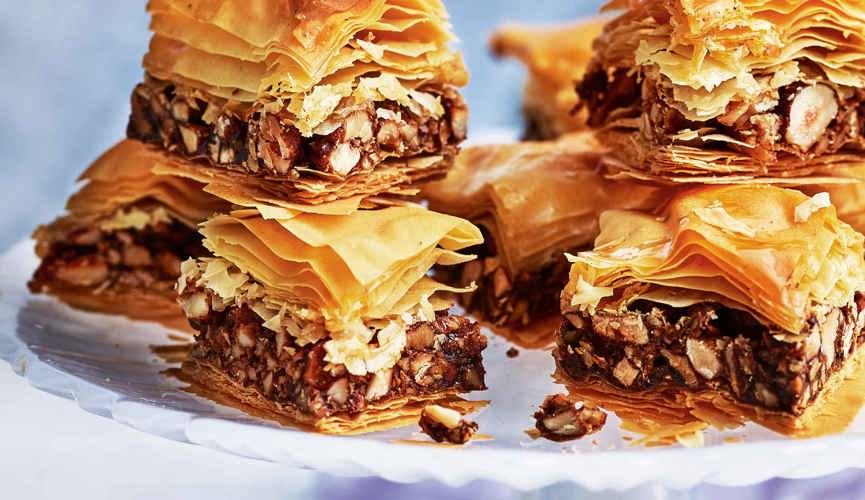 Cheat's baklava