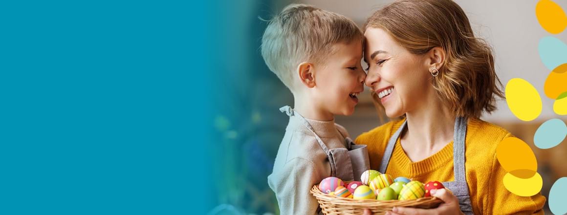 Enjoy the sweetest thing about Easter. Family.
