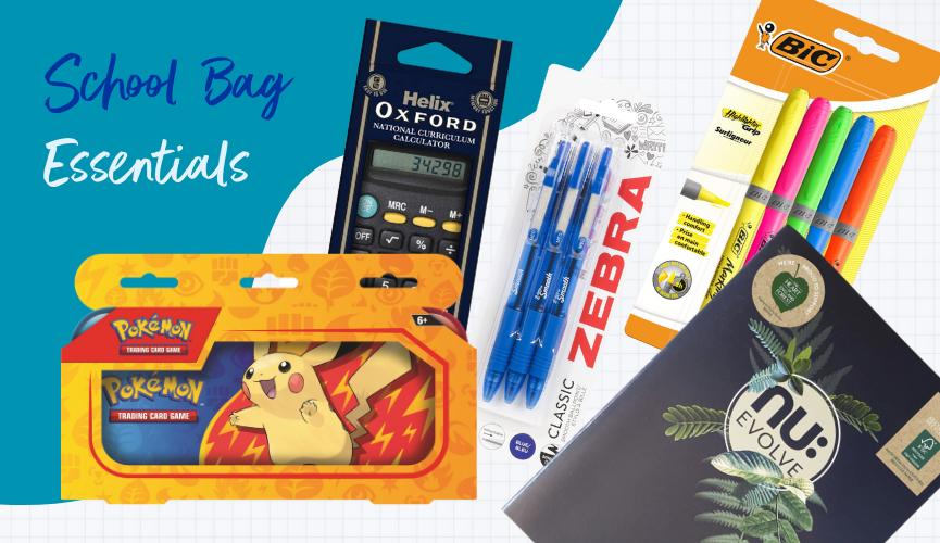 School bag supplies