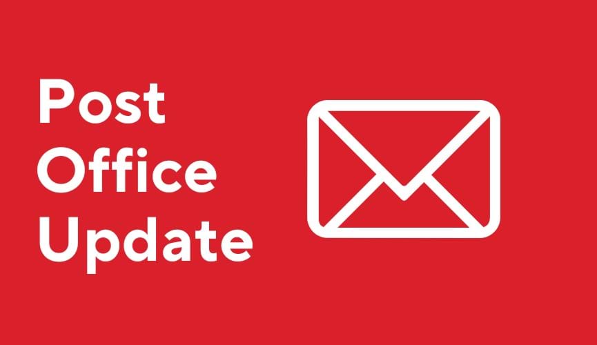 An update to our post offices