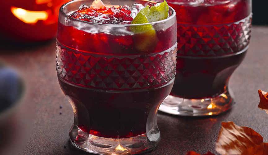 Bloody beetroot cocktails