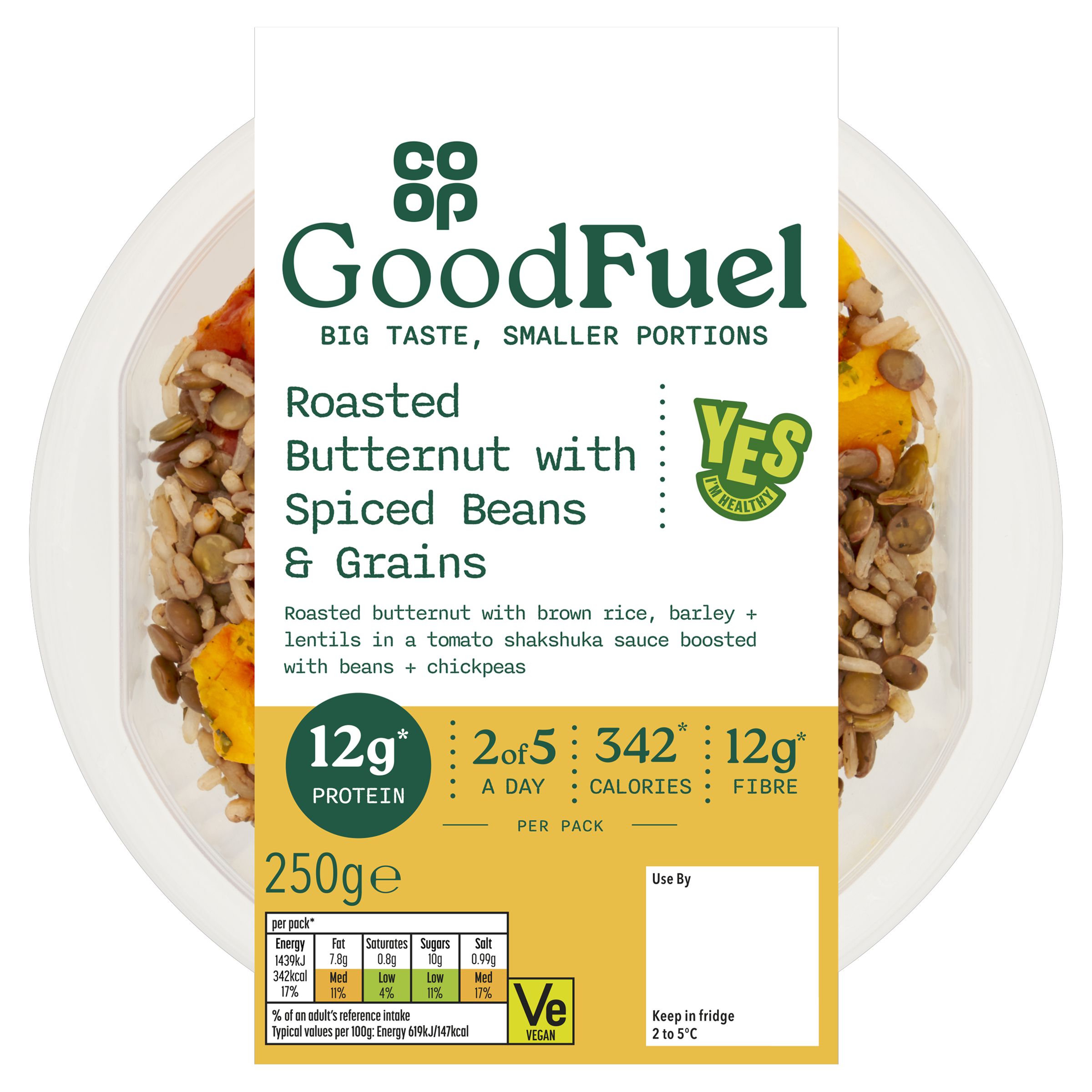 Butternut Squash, Beans & Grains (V)