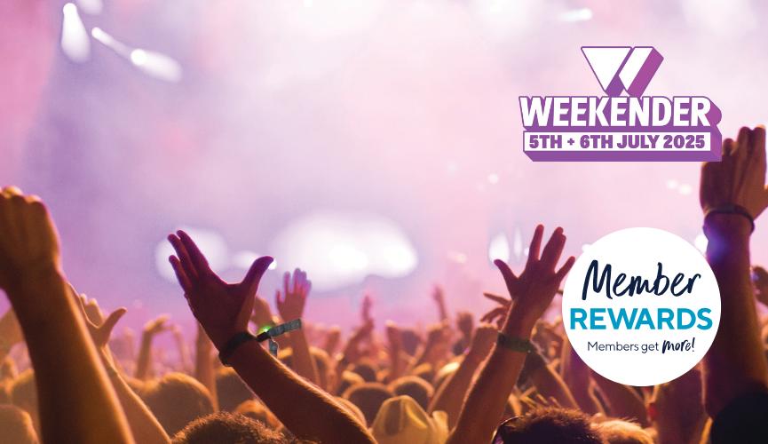 Win a pair of Weekender tickets!